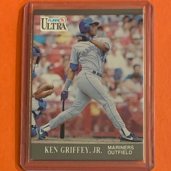 Ken Griffey Jr. #336 1991 Fleer Ultra Baseball Trading Card - Picture 1 of 2